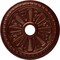 Ekena Millwork Bristol Ceiling Medallion (Fits Canopies up to 3 7/8"), 23 1/2"OD x 3 7/8"ID x 1"P, Antique Copper CM23BIACS - alternate 1
